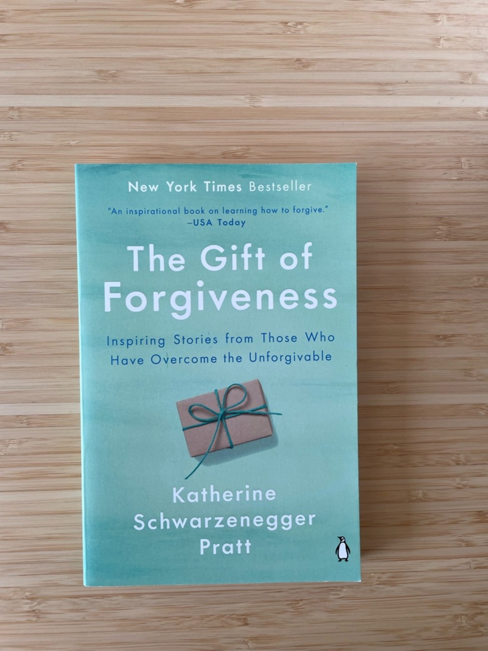 The Gift of Forgiveness by Katherine Schwarzenegger Pratt - Teal Cover